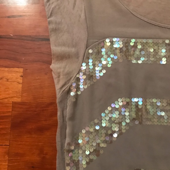 Express Sequin Striped Top - Picture 4 of 7